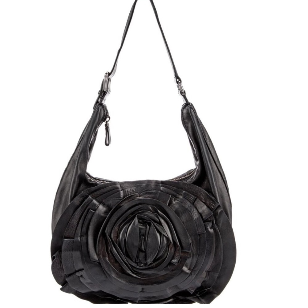 Vintage Valentino Leather Hobo Petale